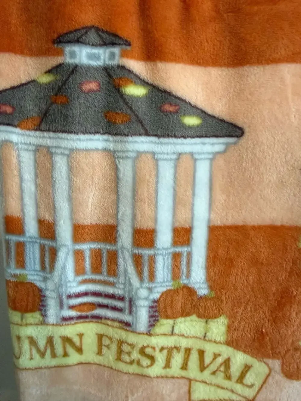 Gilmore Girls Hollow Autumn Festival Gazebo Plush Throw Blanket 50in x 70in